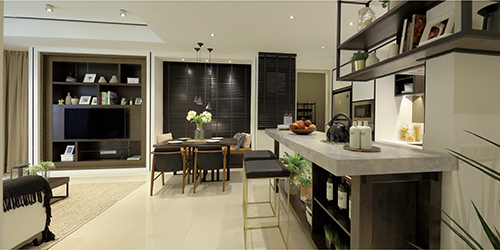 Show unit photography for Sime Darby — The Alcove by Fresnel